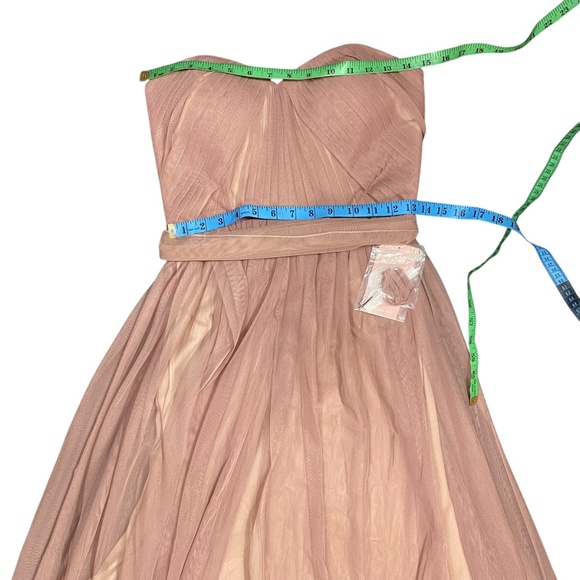 NWT Birdy Grey Womens S Christina Convertible Bridesmaid Maxi Dress Sandy Mauve - Picture 10 of 16